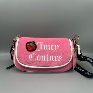 Juicy couture sweet n juicy flap shoulder bag purse